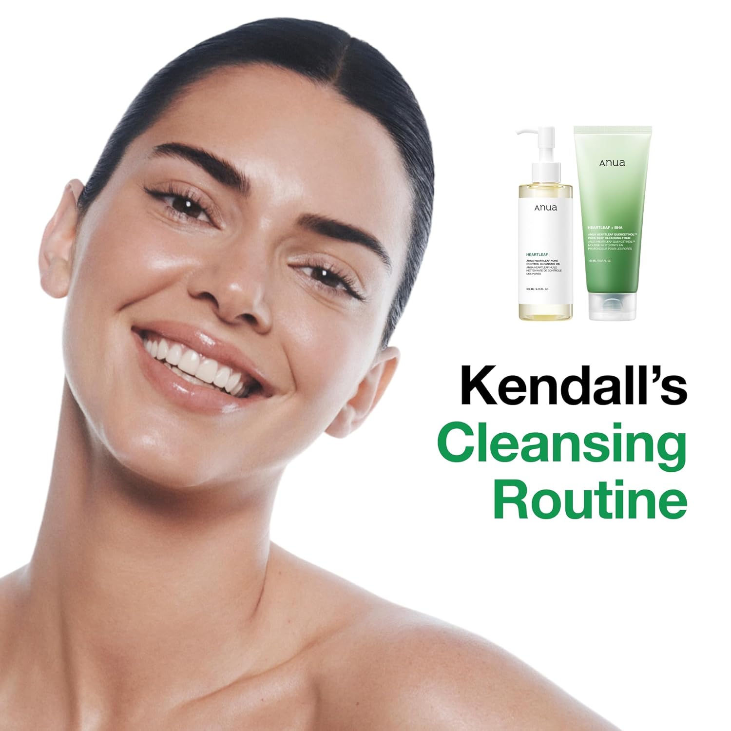 Anua Heartleaf Quercetinol Pore Deep Cleansing Foam, Face wash for Pore Refining Cleanser, Hydrating Daily Facial Cleanser For Double Cleansing, Gentle Foaming with BHA, Korean Skincare, 5.07 fl.oz.